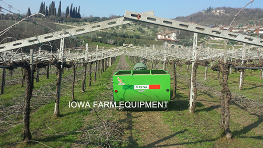 Tractor Mounted Flail Mower with Collector